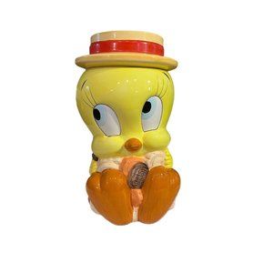 Vintage Tweety Bird Cookie Jar Looney Tunes By Gibson 1993 Warner Bros 11"